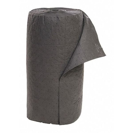 Sorbent Roll, 39 gal, 30 in x 150 ft, Universal, Gray, Polypropylene MPN:GRF150M