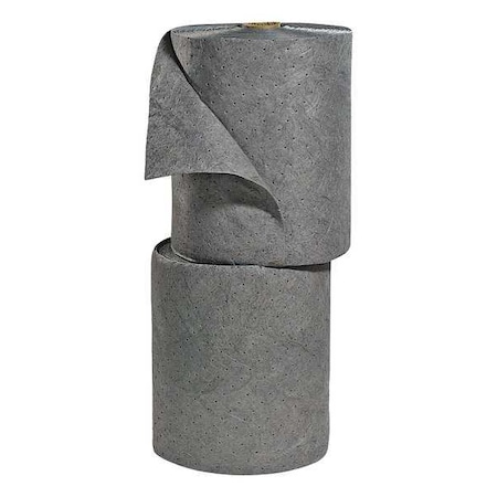 Sorbent Roll, 46 gal, 15 in x 150 ft, Universal, Gray, 2 PK MPN:GRSB150M