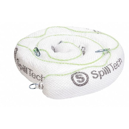 Sorbent Boom, 30 gal, 5 in x 10 ft, Oil, White, 4 PK MPN:PREM510