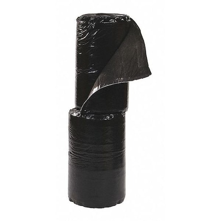 Sorbent Roll, 42 gal, 19 in x 100 ft, Oil, Black, Cellulose, Polyethylene MPN:RRMAT19