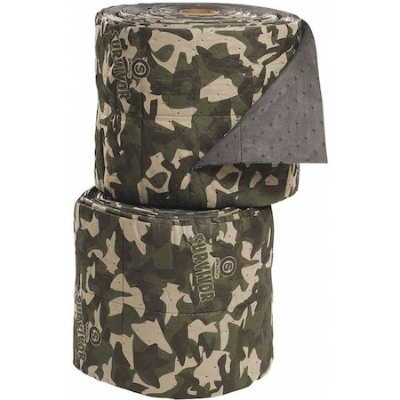 Sorbent Roll, 35 gal, 15 in x 150 ft, Universal, Camouflage, 2 PK MPN:SVRS150H-2