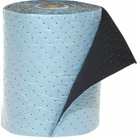 Sorbent Roll, 41 gal, 19 in x 80 ft, Oil, Blue, 2 PK MPN:TMAT19