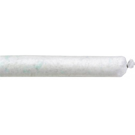 Sorbent Sock, 25 gal, 3 in x 12 ft, Oil, White, 10 PK MPN:WSO1210