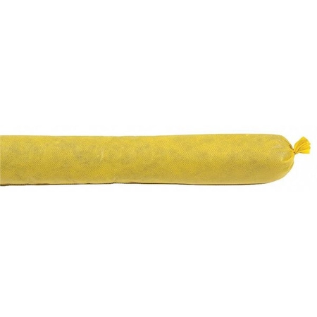 Sorbent Sock, 25 gal, 3 in x 12 ft, Biohazard Liquids, Yellow, 10 PK MPN:YSO1210