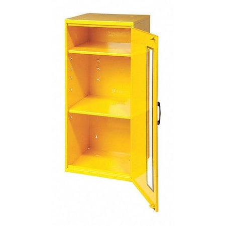 Spill Cabinet, 9 gal Volume Absorbed per Kit, Cabinet, Yellow, 0 MPN:A-WCAB