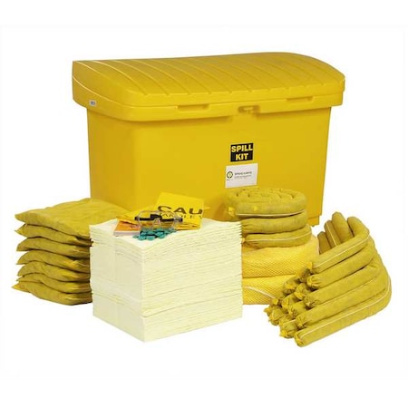 HazMat Spill Cart Kit with 8in Wheels MPN:SPKHZ-CART8