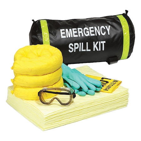 Spill Kit, 8 gal Volume Absorbed per Kit, Not Applicable Capacity, Duffel Bag MPN:SPKHZ-LIFT
