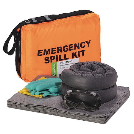 Spill Kit/Station, Bag, Universal, 4.7 gal. MPN:SPKU-OBAG