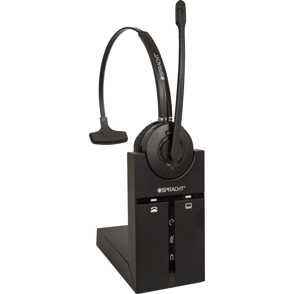 Spracht ZUM Maestro DECT Wireless Monaural Over-the-Head Headset, Black, HS2020 MPN:HS-2020