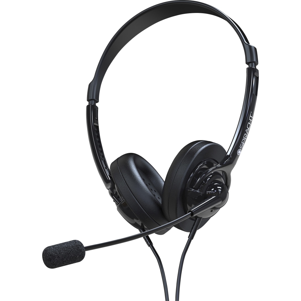 Spracht ZUM ZUM350B Headset - Stereo - Mini-phone (3.5mm), Sub-mini phone (2.5mm) - Wired - Over-th - ZUM350B MPN:ZUM350B