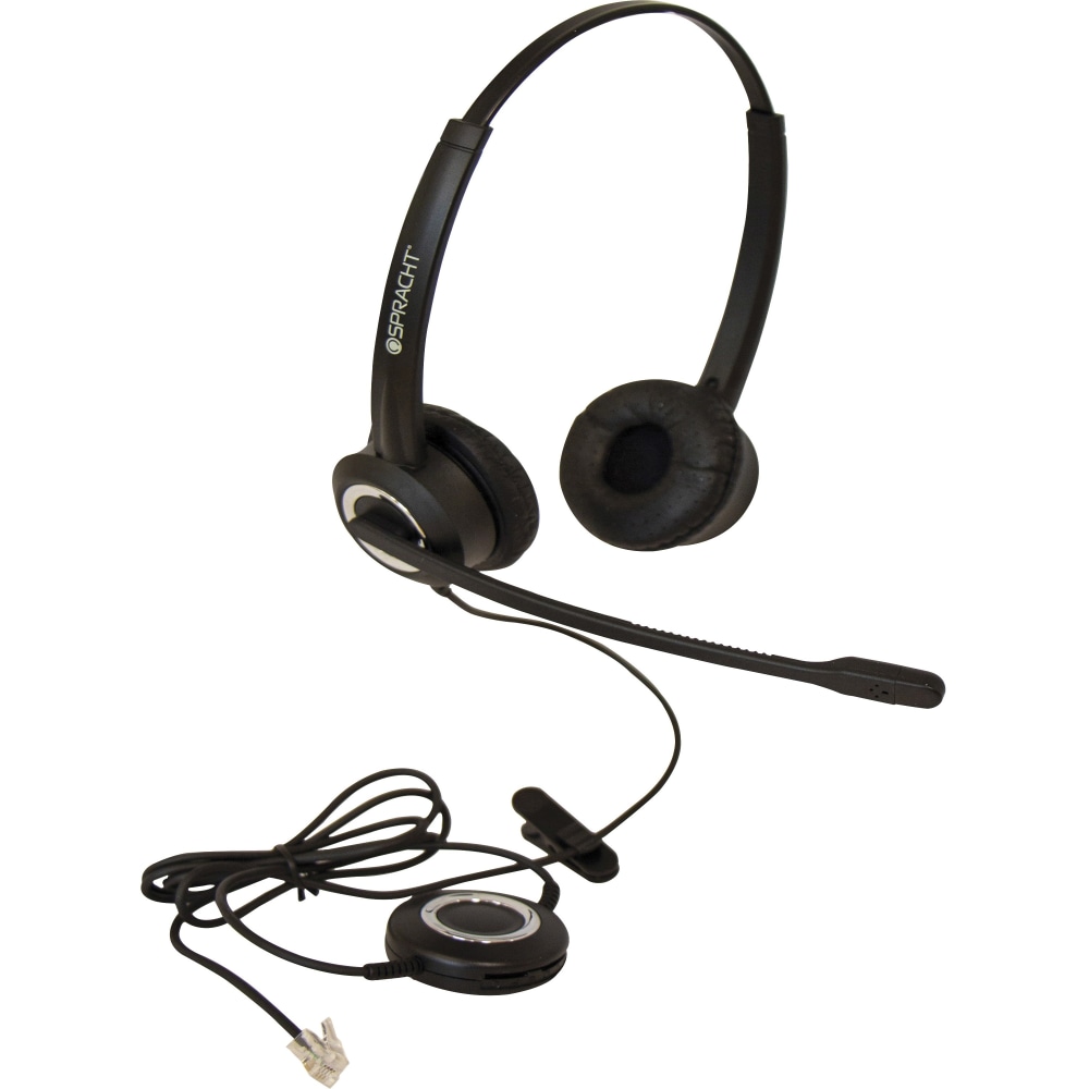 Spracht ZUMRJ9B Headset - Stereo - RJ-9 - Wired - Over-the-head - Binaural MPN:ZUMRJ9B