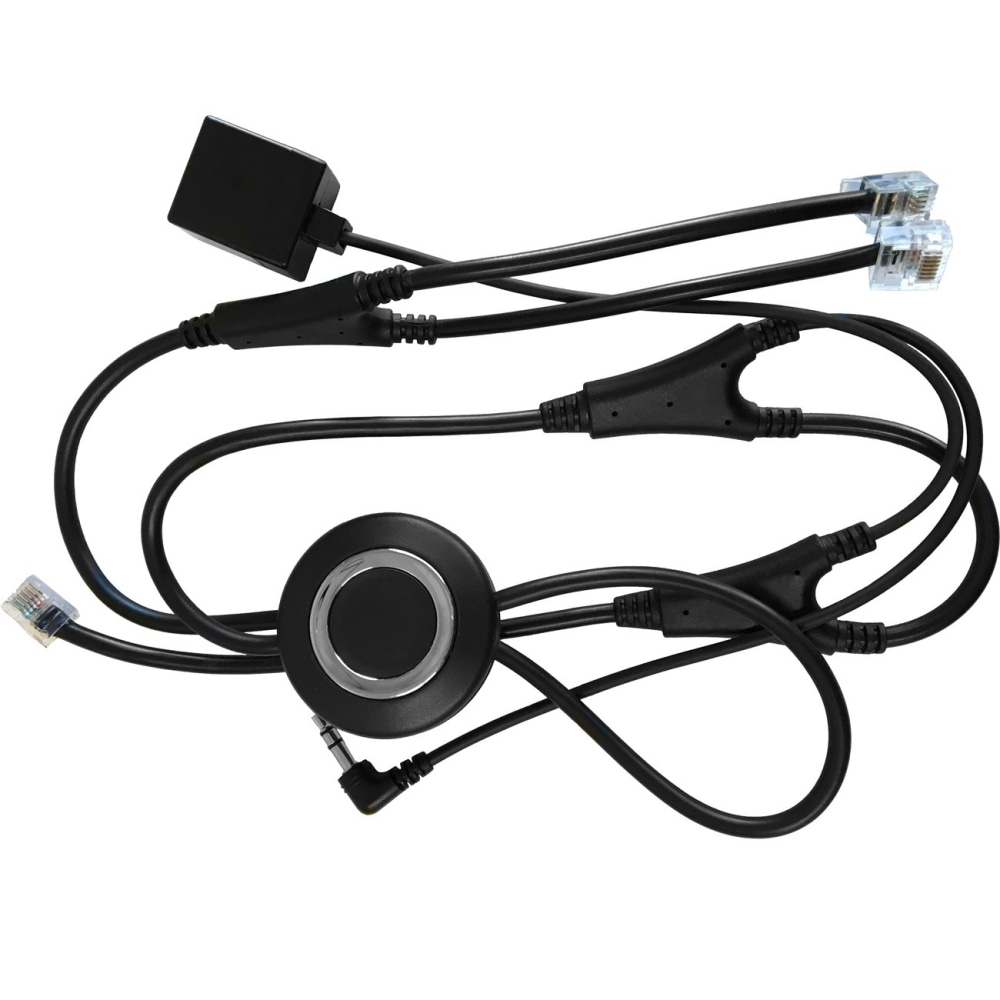 Spracht Electronic Hook Switch CABLE (EHS) for The ZuM Maestro DECT Headsets for Alcatel Phones (EHS-2009) - Phone Cable for IP Phone, Headset - Black MPN:EHS-2009