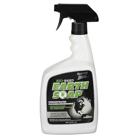 Cleaner/Degreaser, 32 Oz Trigger Spray Bottle, Liquid, Clear Green, 6 PK MPN:27932
