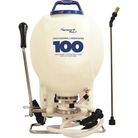 4 gal Backpack Sprayer, 51 in L Hose MPN:100