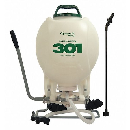 4 gal Diaphragm Eco Backpack Sprayer, 51 in L Hose MPN:301