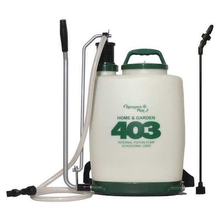 3-1/2 gal Backpack Sprayer, 51 in L Hose MPN:403