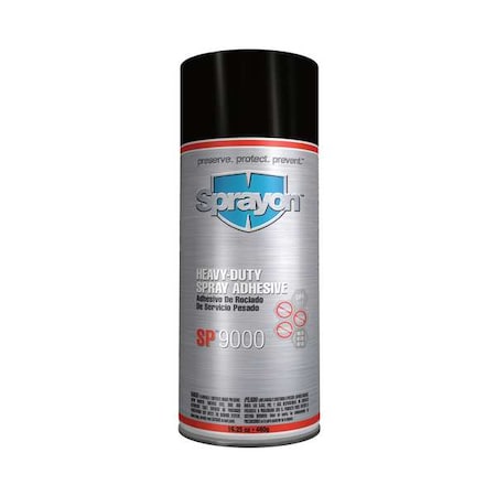 Spray Adhesive, SP 9000 Series, Off-White, 16.25 oz, Aerosol Can MPN:S0900000A