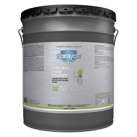 Heavy-Duty Citrus Engine Degreaser Cleaner/Degreaser, 55 gal Drum, Ready to Use MPN:S75755000