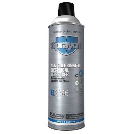 Electrical Degreaser, 18 oz Aerosol Spray Can, Liquid MPN:S20846000