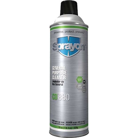 All Purpose Cleaner, Aerosol Can, 19 oz, Unscented, 12 PK MPN:SC0880000