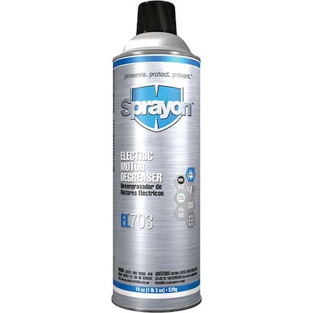 20-OZ. Electric Motor Degreaser & Safety So MPN:S00703000