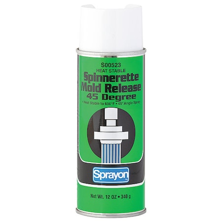 Spinnerette Mold Release, 12 oz, Aerosol MPN:A00523000