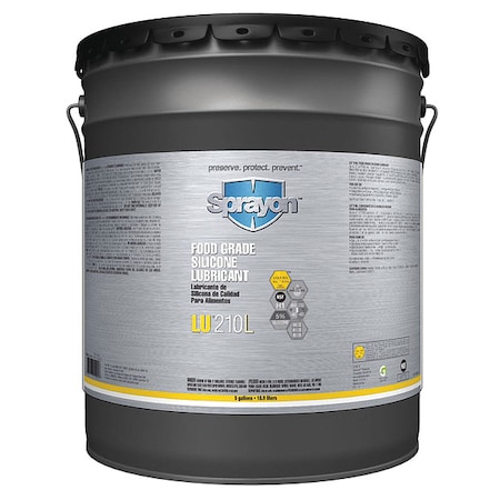 Food Grade Silicone Lubricant, 5 Gal. MPN:S21005000