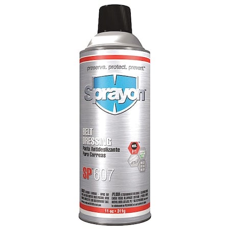 Belt Dressing SP 607, No Food Contact, 11 oz, Aerosol Can, Amber MPN:SC0607000
