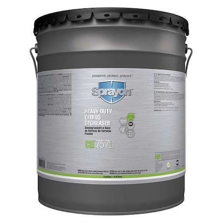 Sprayon Heavy Duty Citrus Degreaser 55-Gal CD757 MPN:S75755000