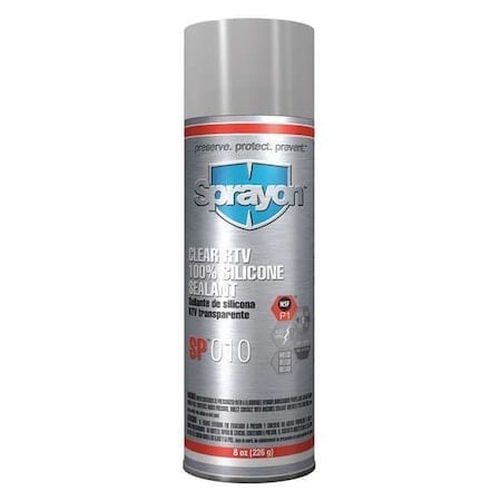 8-OZ. Rtv Clear Siliconesealant MPN:S00010000