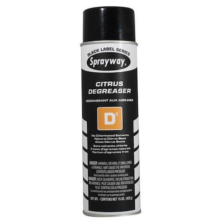 Degreaser, 15 oz, Aerosol Can, Liquid, Colorless MPN:SW286