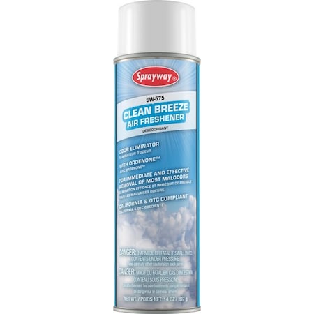 Clean Breeze Air Freshener, 12PK MPN:SW575