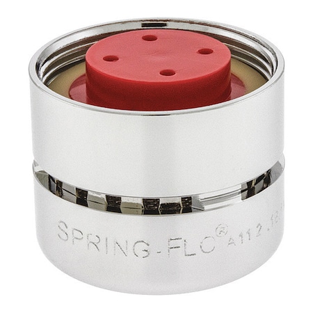 2.2 gpm Outlet, 55/64 in - 27 Thread Size, Chrome, Brass MPN:1501005
