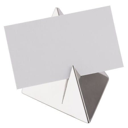 Menu Holder, 3 in W, Silver, PK12 MPN:321-6*12