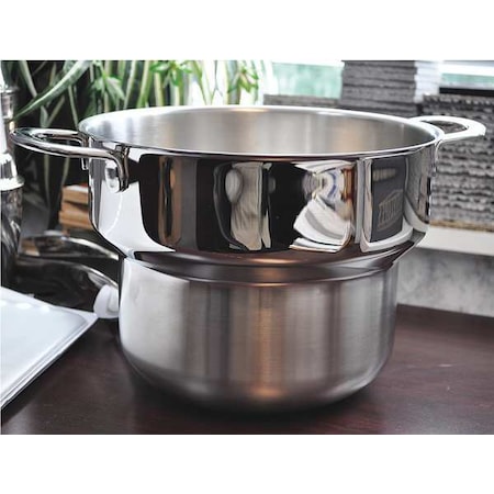 Soup Station, 7 1/2 in Dia, Silver MPN:375-60/6