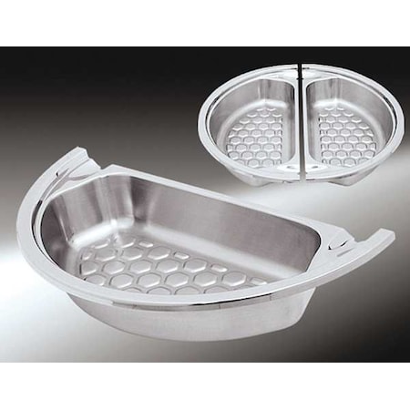 Food Pan, Half Size, Drain Pattern, 4 qt. MPN:372-36/12D