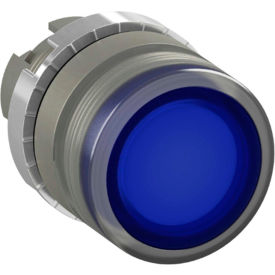 ABB Illuminated Push Button Operator 22mm Blue Flush Style P9M-PLLGD