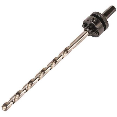 Hole Saw HSS Arbor, 7/16in. Shank, 10in. L MPN:600839