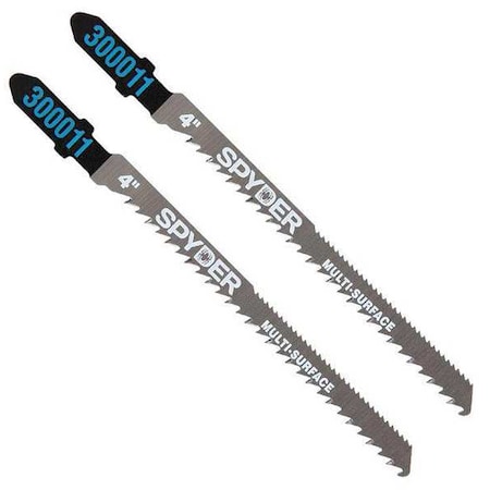 Jigsaw Blade, Steel, L 4in., PK2 MPN:300004