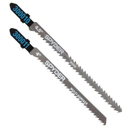 Jigsaw Blade, Steel, L 4 to 4-1/2in. MPN:300009