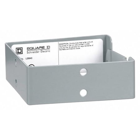 Wireway Barrier Connector, 1 Type, NEMA 1 Rating, Steel, ANSI 61 Polyester Powder MPN:LDB4C