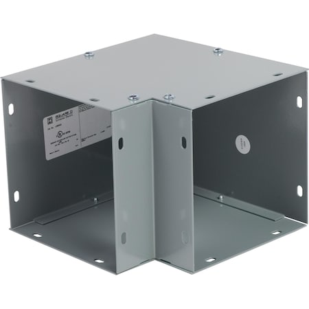 Wireway, Square-Duct, 6 inch by 6 inch, 90 degree elbow, N1 paint, NEMA 1 MPN:LDB690L