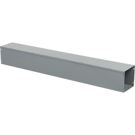 Wireway, Square-Duct, 8 inch by 8 inch, 5 feet long, hinged cover, N1 paint, NEMA 1 MPN:LDB85