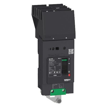 Molded Case Circuit Breaker, POWERPACT B Series, 30A, 2 Pole, 347/600V AC, 25kA at 240V AC, B Curve MPN:BDA260301