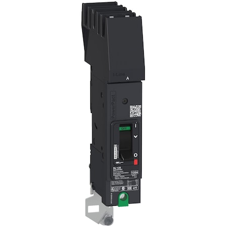 Molded Case Circuit Breaker, POWERPACT B Series, 20A, 1 Pole, 347/600V AC, 65kA at 240V AC, B Curve MPN:BGA160203