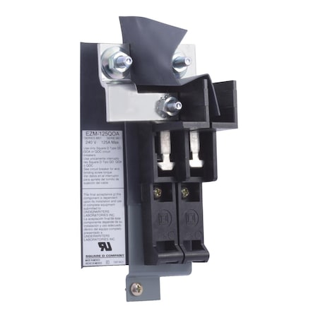 Meter Pak Accessory, 40 to 125A, 2 Poles MPN:EZM125QOA