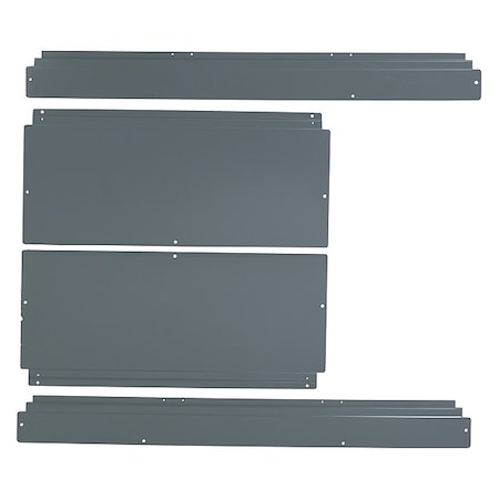 Trim front, I-Line Panelboard, HCJ, surface mount, 4 pcs, 32in W x 73in H MPN:HCM73TS