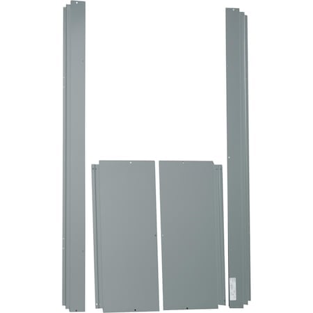 Trim front, I-Line Panelboard, HCJ, surface mount, 4 pcs, 32in W x 91in H MPN:HCM91TS