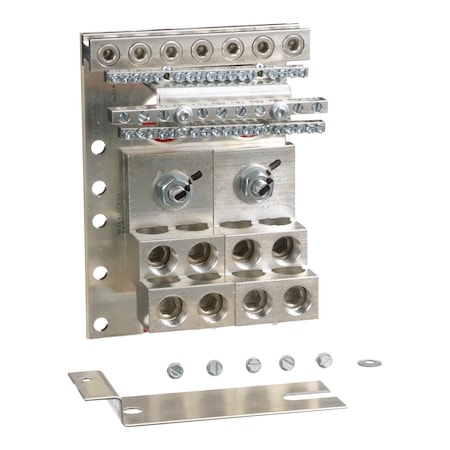 Solid neutral kit, I-Line Panelboard, HCR-U, 1200A, 14 AWG to 750kcmil, mechanical, SN MPN:HCWM12SN