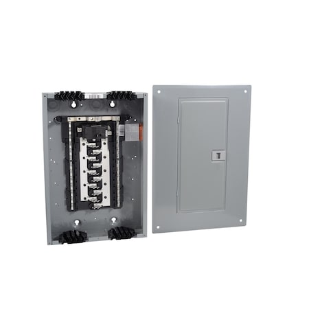 Load Center, HOM, 20 Spaces, 100A, 120/240V AC, PoN Convertible Main Breaker, 1 Phase MPN:HOM2040M100PQCVP